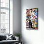 Wallity Pintura Decorativa de Vidrio Templado Multicolor 46 x 72 cm